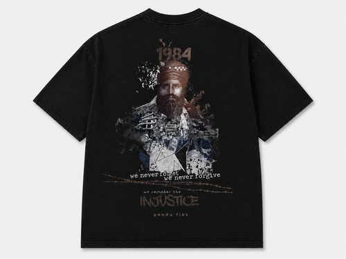 Never Forget 1984 T-Shirt - Front flat lay