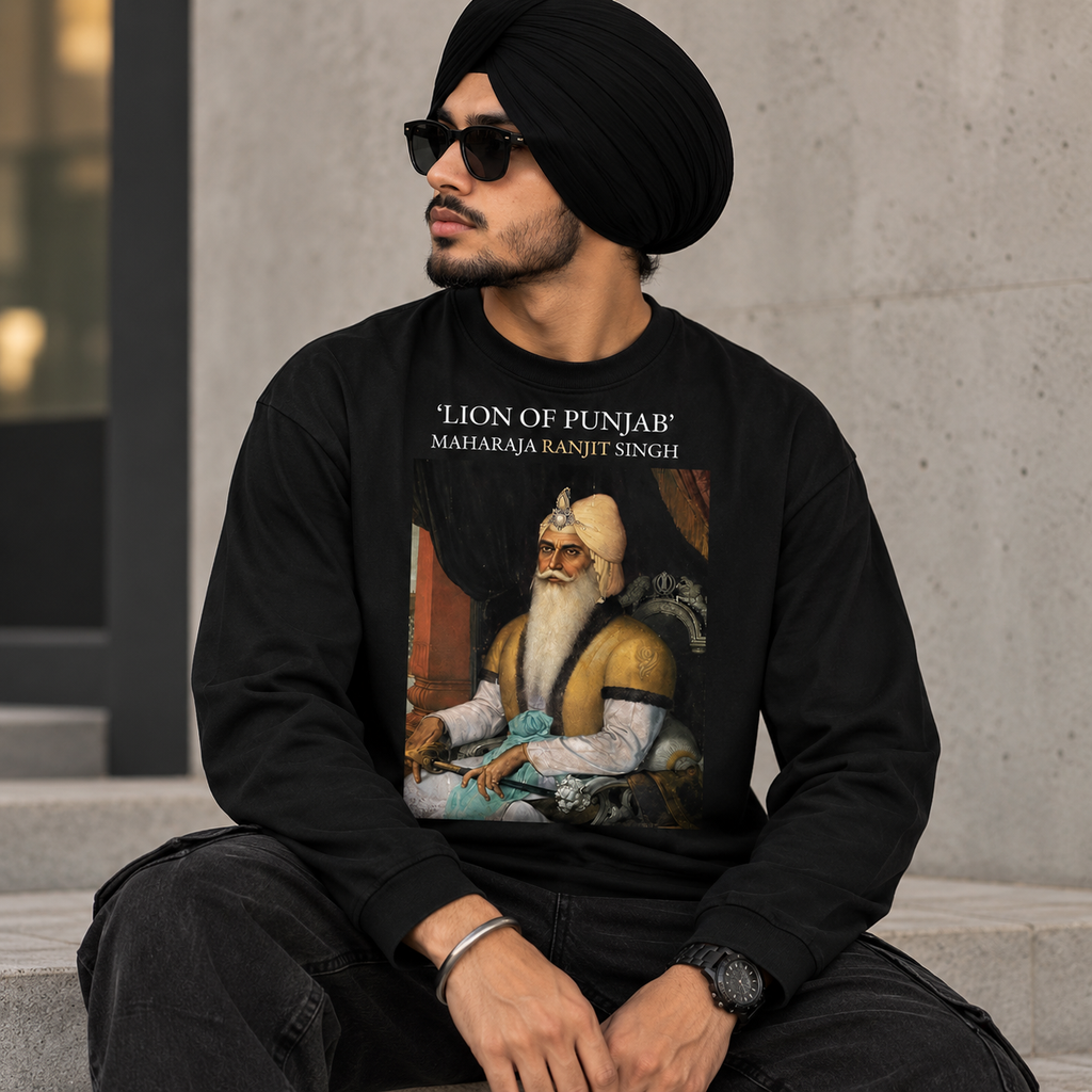 Lion of Punjab Maharaja Ranjit Singh Long-Sleeve T-Shirt