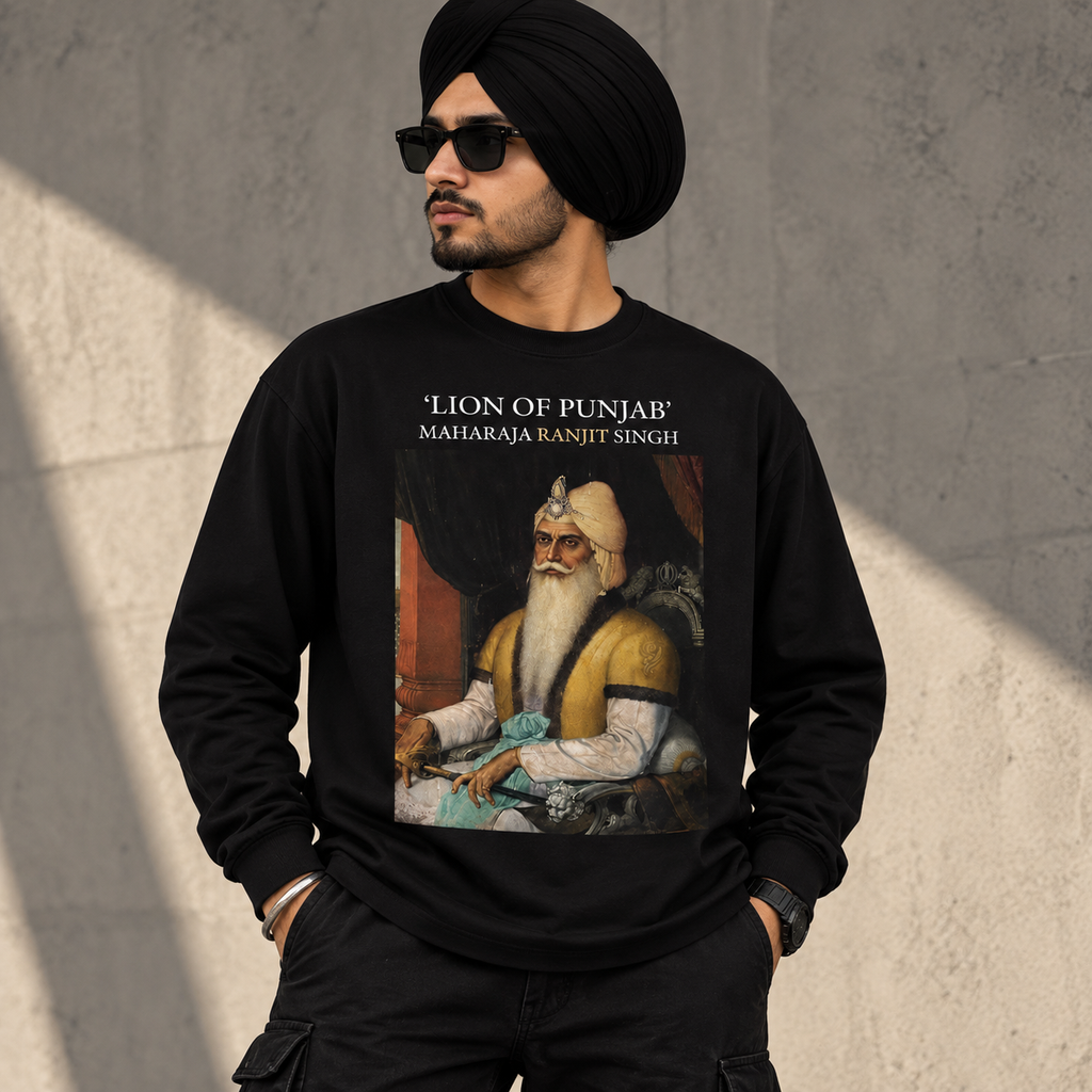 Lion of Punjab Maharaja Ranjit Singh Long-Sleeve T-Shirt