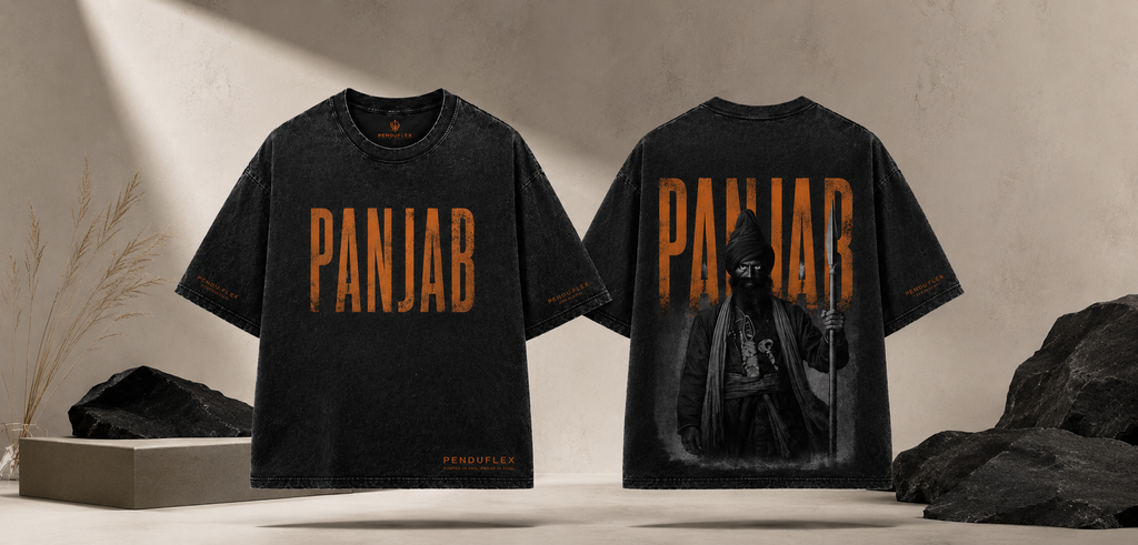 PANJAB Heritage Oversized premium T-Shirt | Premium Streetwear by PenduFlex